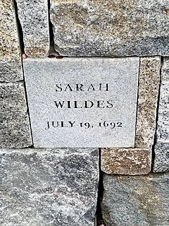 Sarah Wildes Salem "witch"
