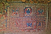 Buddhist frescos in Saspol caves / Ladakh, India