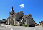 De Sint-Brixiuskerk (Église Saint-Brice) van Saulcy