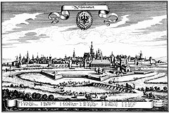 Reichsstadt Schweinfurt 1648. Matthäus Merian, Frankfurt a. M.