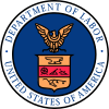 Zegel van het Amerikaanse ministerie van arbeid