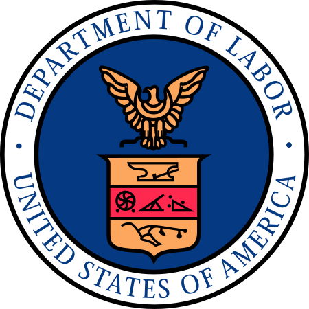 ไฟล์:Seal of the United States Department of Labor.svg