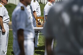 September 11th Commemoration Wreath laying Ceremony at the Pentagon Group Burial Marker in Section 64 at Arlington National Cemetery on September 11, 2023 02.jpg