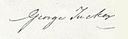 George Tucker (olóṣèlú)'s signature