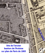 Site de l'ancien bastion de l'Ardoise en 1865.png