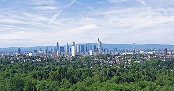 Skyline der Stadt