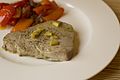 Slice of tuna with lime and ginger (12015697614).jpg