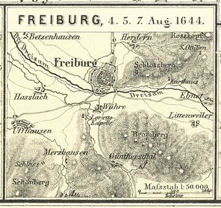 <span class="mw-page-title-main">Battle of Freiburg</span> 1644 battle of the Thirty Years War