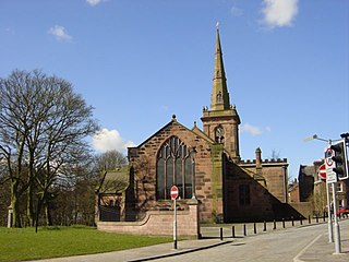 Prescot Parish Church Church in Merseyside, England