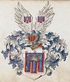 Wappen im Stammbuch des Johann Christoph Ludwig Mieg von 1753 - Seite 405