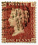 Stamp UK Penny Red pl148.jpg