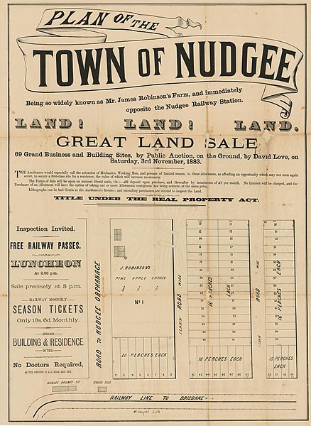 File:StateLibQld 2 262640 Estate map of the town of Nudgee, Brisbane, Queensland, 1883.jpg