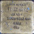 Stolperstein für Fritz Herz (Drususgasse 11)