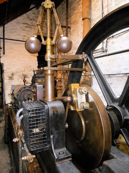 File:Stott Park Bobbin Mill Steam Engine (Governor) - geograph.org.uk - 3998169.jpg