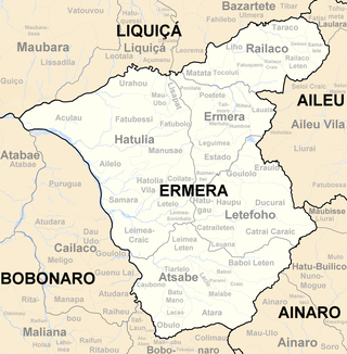Administrative division of Ermera