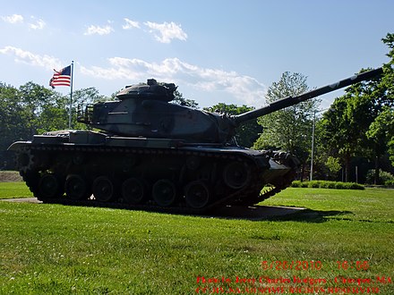 A tank in Szot Park