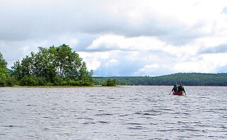 Lake Talon lake in Ontario, Canada