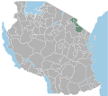 Tanzania Moshi Mjini location map.svg