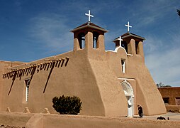 San Francisco de Asis Mission Church at Ranchos de Taos, New Mexico