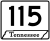 State Route 115 markør