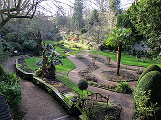 Plantation Garden, Norwich Victorian town garden in Norwich, England