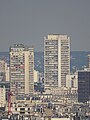 vue de l'ensemble des Pyramides depuis la Tour Eiffel