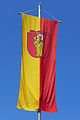 Trierer Stadtflagge mit dem Petruswappen