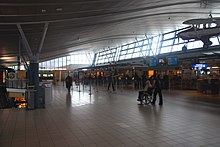 Part of the check-in area at Terminal A