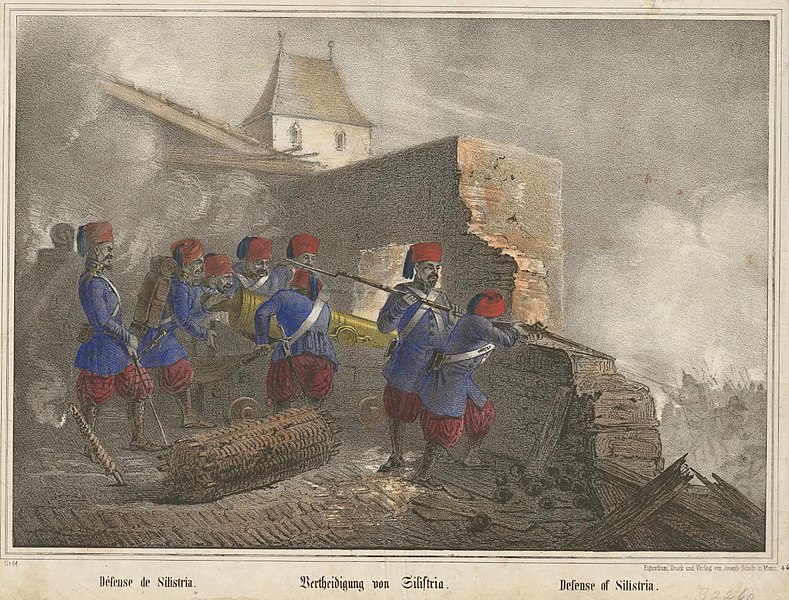 File:Turkish troops at the defence of Silistria 1853-4.jpg