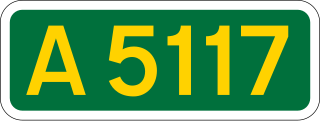 <span class="mw-page-title-main">A5117 road</span> Road in England