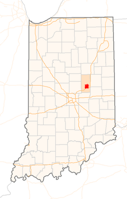 Location in the state of Indiana