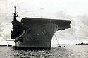 USS Bismarck Sea (CVE-95) at anchor in Majuro Atoll, circa in 1944.jpg