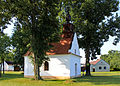 Čeština: Kaple na návsi v obci Val English: Chapel in Val village, Czech Republic.