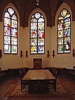 Interieur van de Van der Vormkapel van de Sint-Janskerk te Gouda