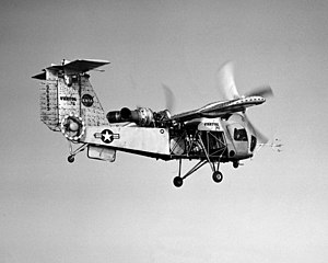 Vertol VZ-2 v letu (1960).