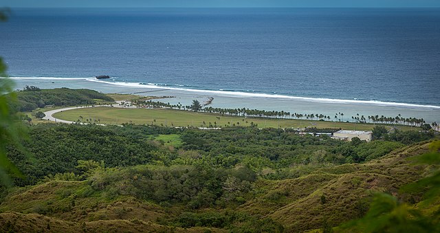The Park's Asan Beach Unit, as viewed from the Asan Inland Unit