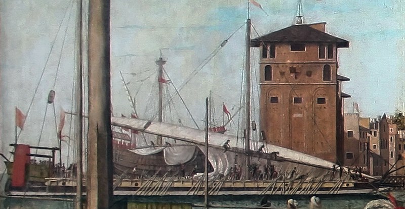 File:Vittore Carpaccio - Sant'Orsola polyptich - Ritorno Degli ambasciatori-detail.jpeg