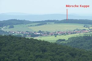 View of the Mörschen Kuppe from the north