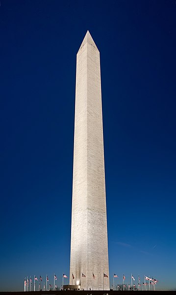 Washington Monument (seen here in 2006) was completed December 6, 1884.