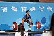 Deutsch: Gewichtheben bei den Olympischen Jugendspielen 2018; Tag 2, 10. Oktober 2018; Jungen 62 kg English: Weightlifting at the 2018 Summer Youth Olympics at 8 October 2018 – Boys' 62 kg