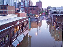 Downtown Nashville flooded, 2010 Welcome Downtown Nashville Flood.jpg