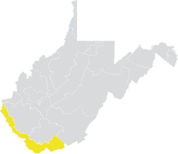 Senatsbezirk 6 von West Virginia (2010) .png