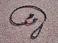 Noseclip with cord for attaching to swim goggles or kayaking helmet 2020-02-24