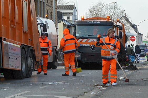 Street cleaner in Germany