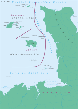 Розташування Німецька окупація Нормандських островів