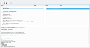 Screenshot of the xconfig window from Linux kernel v5.10.0-rc6