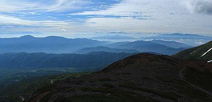 Yatsugatake Mountains and Akaishi Mountains 八ヶ岳と南アルプス