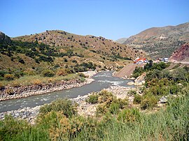 The river Great Zab in Hakkâri Province