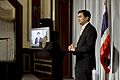 นายกรัฐมนตรี แถลงข่าวผลการประชุมคณะรัฐมนตรี ณ ศูนย์แถล - Flickr - Abhisit Vejjajiva (5).jpg