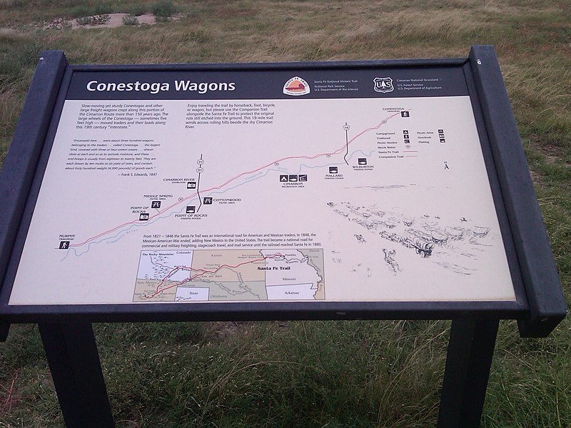 File:"Conestoga Wagons" wayside at Cimarron National Grassland (2bf9d57d52b142e99d18f57517bb3724).JPG